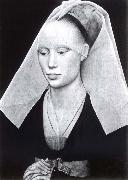 Rogier van der Weyden Women portrait oil painting artist